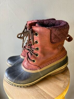 Sorel Slimpack Lace-up Waterproof Boots ~ Size 6.5